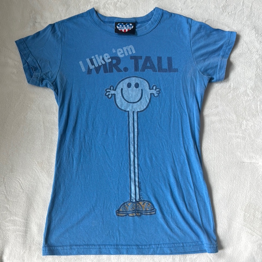 Junk Food Clothing Blue Graphic Tee Short Sleeve